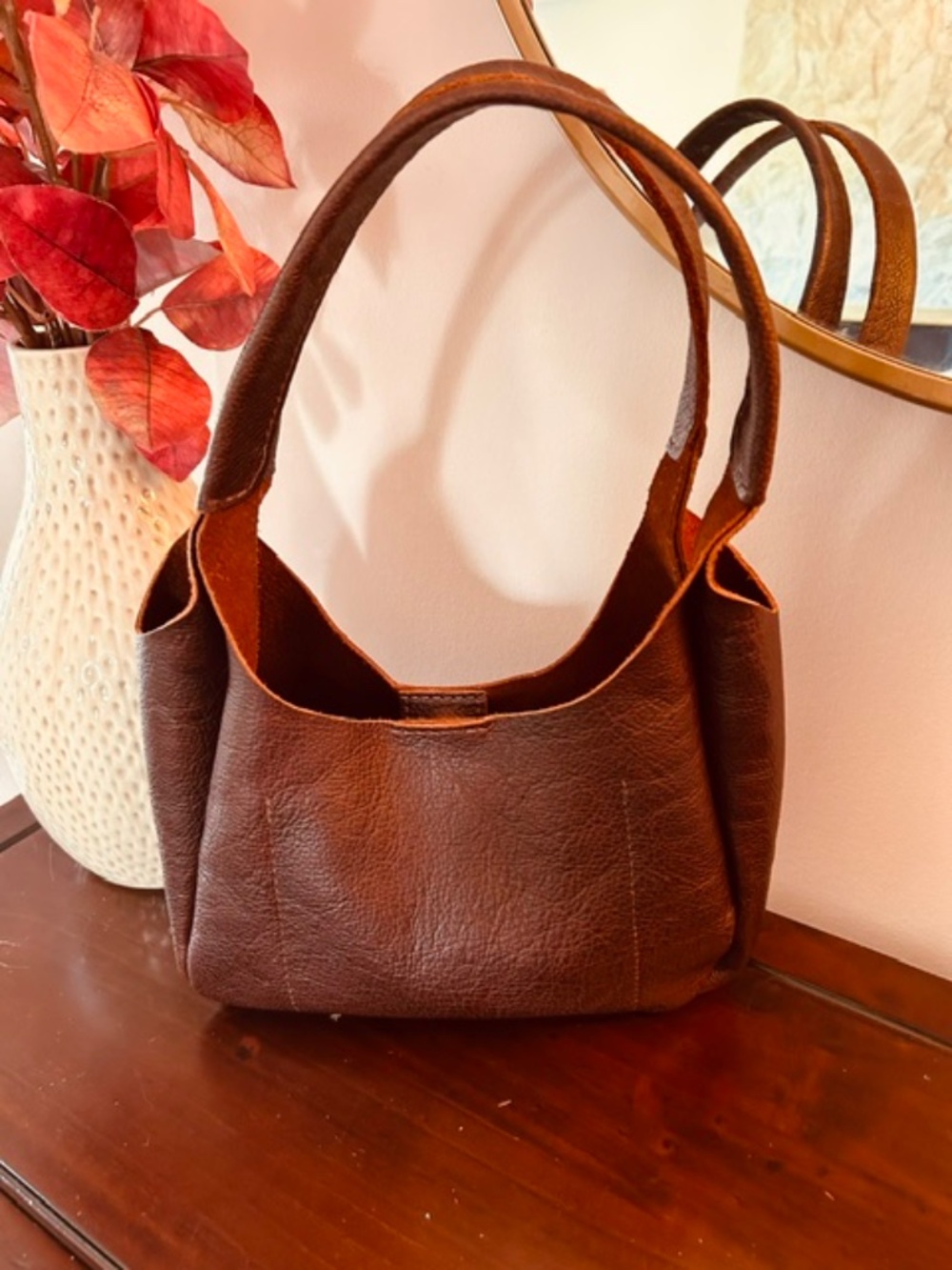 Portland Leather Goods Madison Shoulder bag - medium coldbrew - Picture 5 of 9